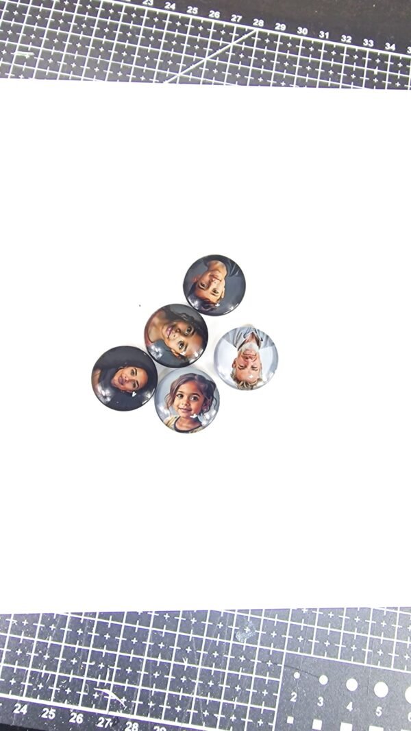 Glass Dome Fridge Magnets (Set of 5) - Image 2