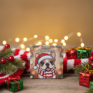 Christmas themed Photo magnets for dog parents/lovers